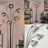 hofstein Ripoll Lampadaire Noir, 5 lumières* Lampes En Verre