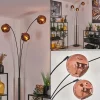 hofstein Ripoll Lampadaire Noir, 3 lumières* Lampes En Verre