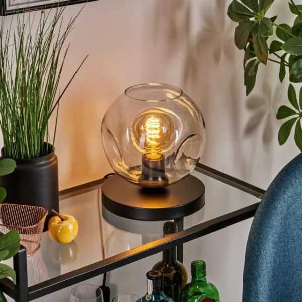 hofstein Ripoll Lampe à poser Clair, 1 lumière* Lampes En Verre