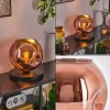 hofstein Ripoll Lampe à poser Cuivré, 1 lumière* Lampes En Verre