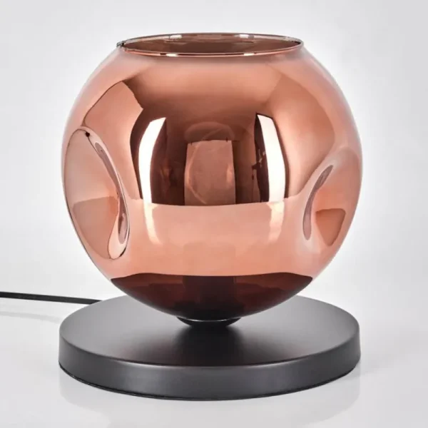 hofstein Ripoll Lampe à poser Cuivré, 1 lumière* Lampes En Verre