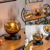hofstein Ripoll Lampe à poser Noir, 1 lumière* Lampes En Verre