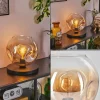 hofstein Ripoll Lampe à poser Noir, 1 lumière* Lampes En Verre