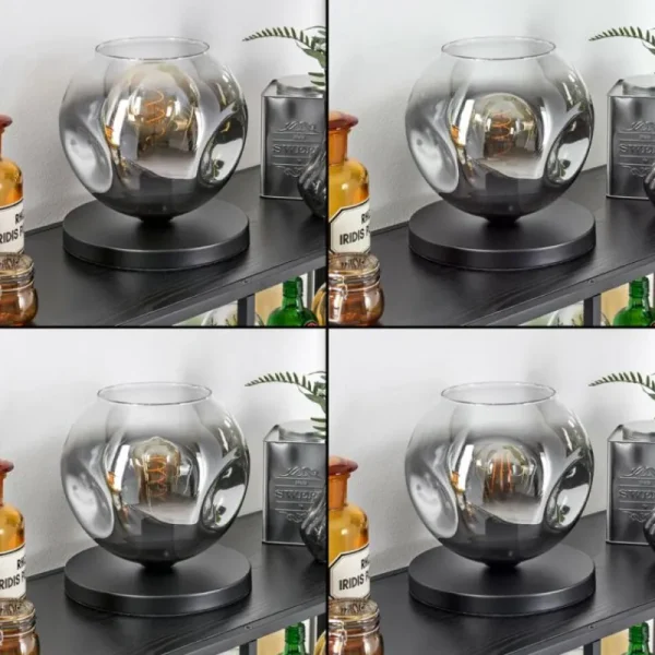 hofstein Ripoll Lampe à poser Noir, 1 lumière* Lampes Modernes