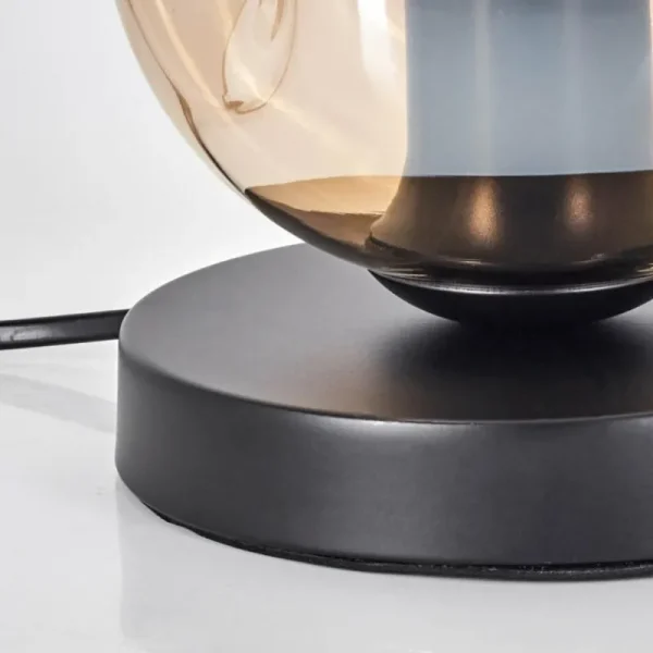 hofstein Ripoll Lampe à poser Noir, 1 lumière* Lampes En Verre