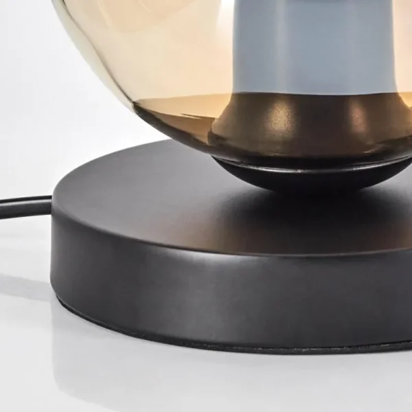 hofstein Ripoll Lampe à poser Noir, 1 lumière* Lampes En Verre