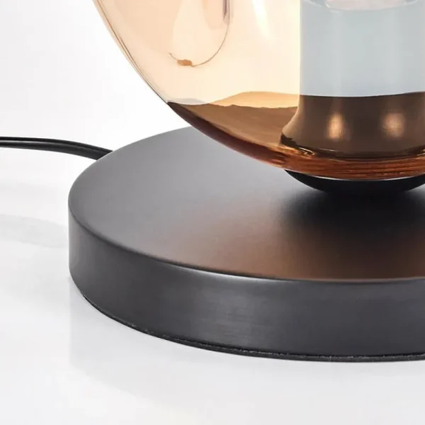 hofstein Ripoll Lampe à poser Noir, 1 lumière* Lampes En Verre