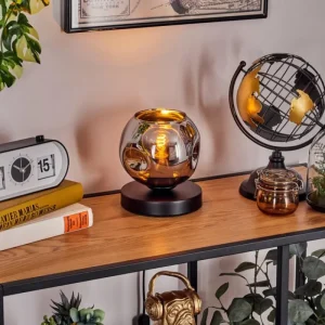 hofstein Ripoll Lampe à poser Noir, 1 lumière* Lampes En Verre