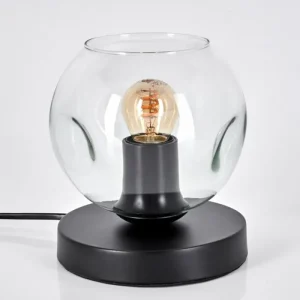 hofstein Ripoll Lampe à poser Noir, 1 lumière* Lampes En Verre