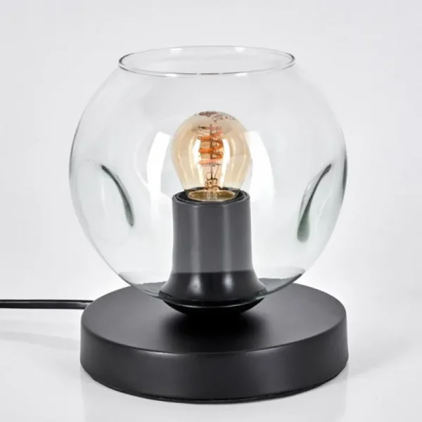 hofstein Ripoll Lampe à poser Noir, 1 lumière* Lampes En Verre
