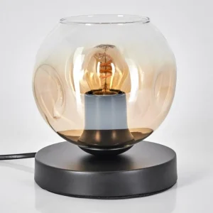 hofstein Ripoll Lampe à poser Noir, 1 lumière* Lampes En Verre