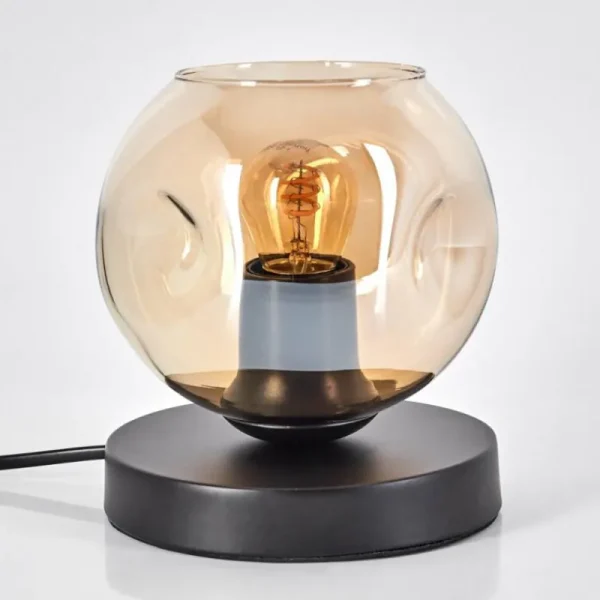 hofstein Ripoll Lampe à poser Noir, 1 lumière* Lampes En Verre