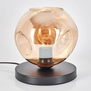 hofstein Ripoll Lampe à poser Noir, 1 lumière* Lampes En Verre