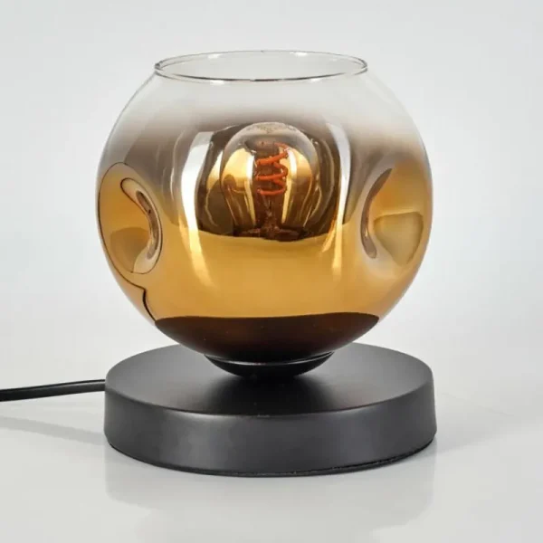 hofstein Ripoll Lampe à poser Noir, 1 lumière* Lampes En Verre