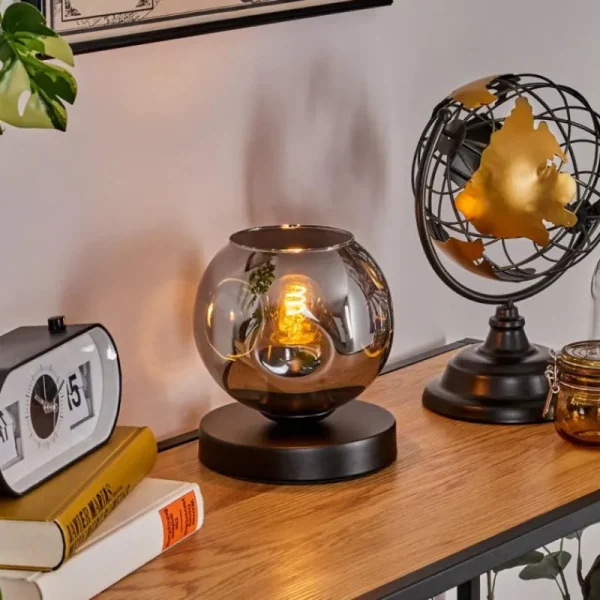 hofstein Ripoll Lampe à poser Noir, 1 lumière* Lampes Modernes