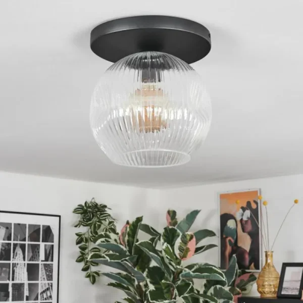 hofstein Ripoll Plafonnier, Boule lumineuse Clair, 1 lumière* Lampes Modernes