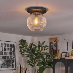 hofstein Ripoll Plafonnier, Boule lumineuse Clair, 1 lumière* Lampes Modernes