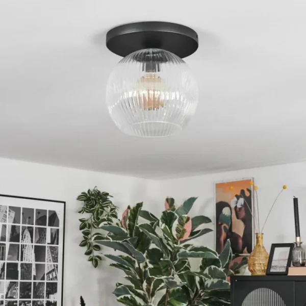hofstein Ripoll Plafonnier, Boule lumineuse Clair, 1 lumière* Lampes Modernes