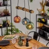 hofstein Ripoll Suspension, Boule lumineuse, Suspension Écru, Noir, 3 lumières* Lampes Modernes
