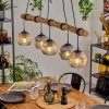 hofstein Ripoll Suspension, Boule lumineuse, Suspension Écru, Noir, 5 lumières* Lampes Modernes
