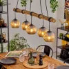 hofstein Ripoll Suspension, Boule lumineuse, Suspension Écru, Noir, 5 lumières* Lampes Modernes