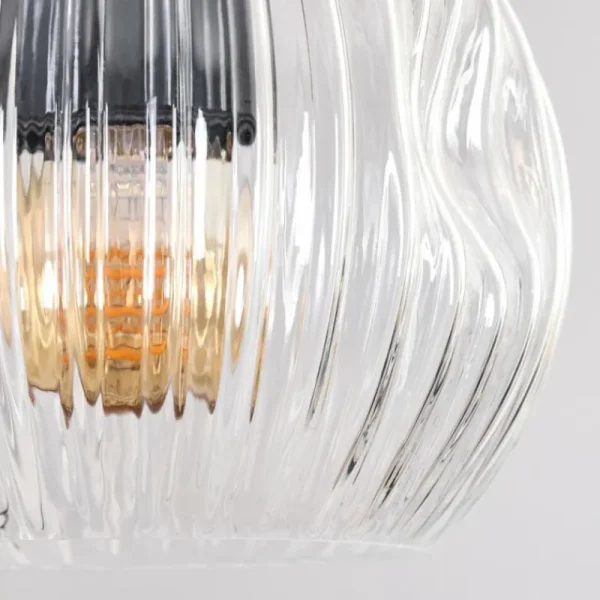 hofstein Ripoll Suspension, Boule lumineuse, Suspension Écru, Noir, 5 lumières* Lampes Modernes