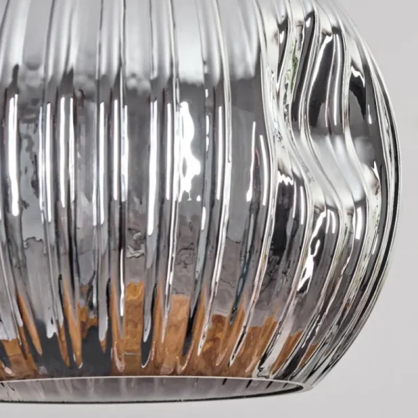 hofstein Ripoll Suspension, Boule lumineuse, Suspension Écru, Noir, 5 lumières* Lampes Modernes