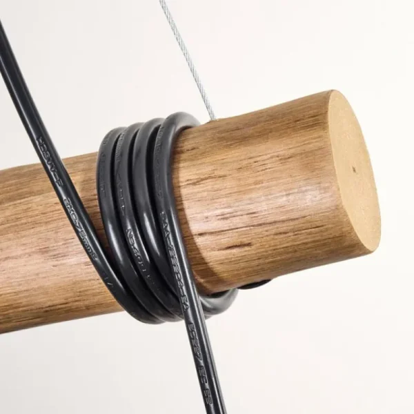 hofstein Ripoll Suspension, Boule lumineuse, Suspension Écru, Noir, 3 lumières* Lampes Modernes