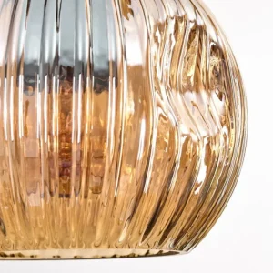 hofstein Ripoll Suspension, Boule lumineuse, Suspension Écru, Noir, 5 lumières* Lampes Modernes