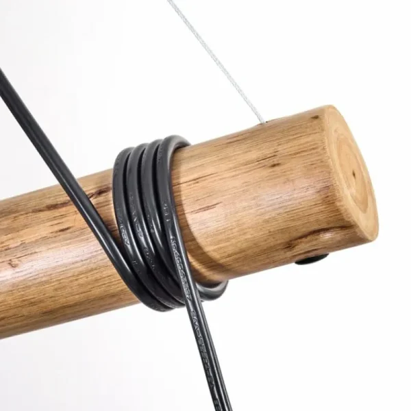hofstein Ripoll Suspension, Boule lumineuse, Suspension Écru, Noir, 5 lumières* Lampes Modernes