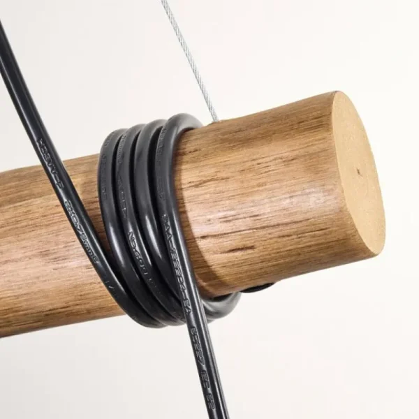 hofstein Ripoll Suspension, Boule lumineuse, Suspension Écru, Noir, 3 lumières* Lampes Modernes