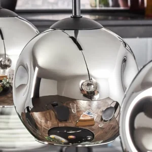 hofstein Ripoll Suspension Chrome, Fumé, 3 lumières* Lampes Modernes