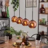 hofstein Ripoll Suspension Cuivré, 4 lumières* Lampes En Verre