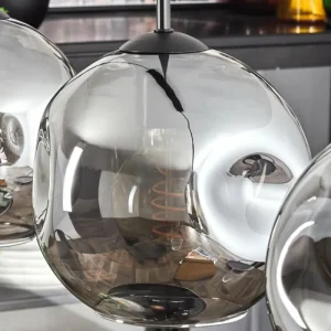 hofstein Ripoll Suspension Fumé, 3 lumières* Lampes Modernes