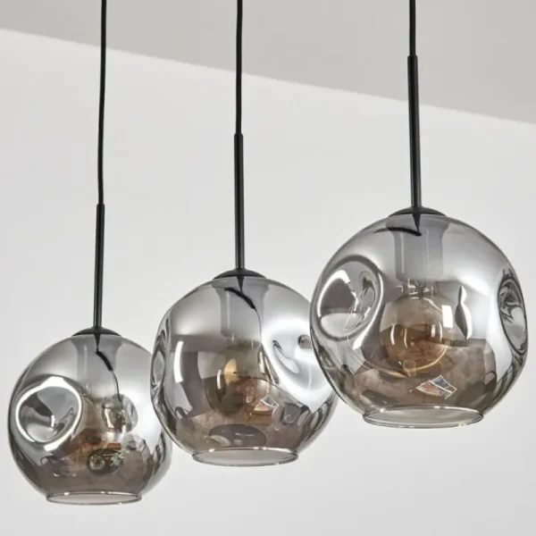 hofstein Ripoll Suspension Fumé, 3 lumières* Lampes Modernes