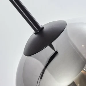 hofstein Ripoll Suspension Noir, 4 lumières* Lampes Modernes