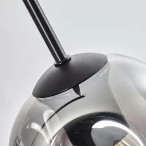 hofstein Ripoll Suspension Noir, 4 lumières* Lampes Modernes