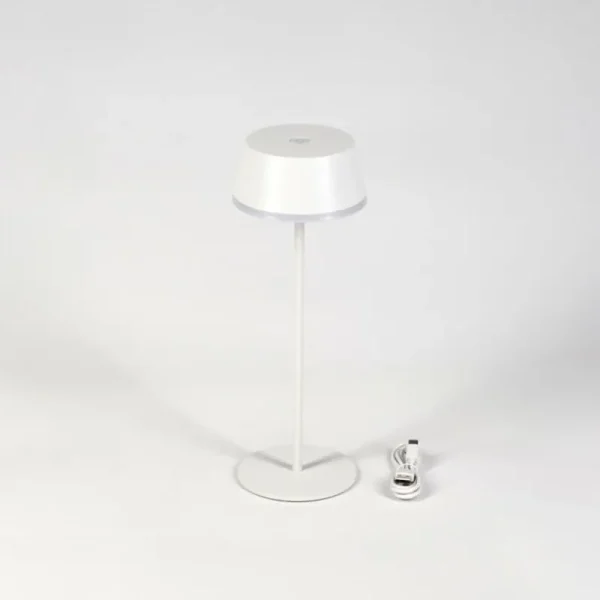 hofstein Romdrup Lampe de table d'extérieur, Lampe à poser LED Blanc, 1 lumière* Lampes Modernes