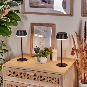 hofstein Romdrup Lampe de table d'extérieur, Lampe à poser LED Noir, 1 lumière* Lampes Modernes