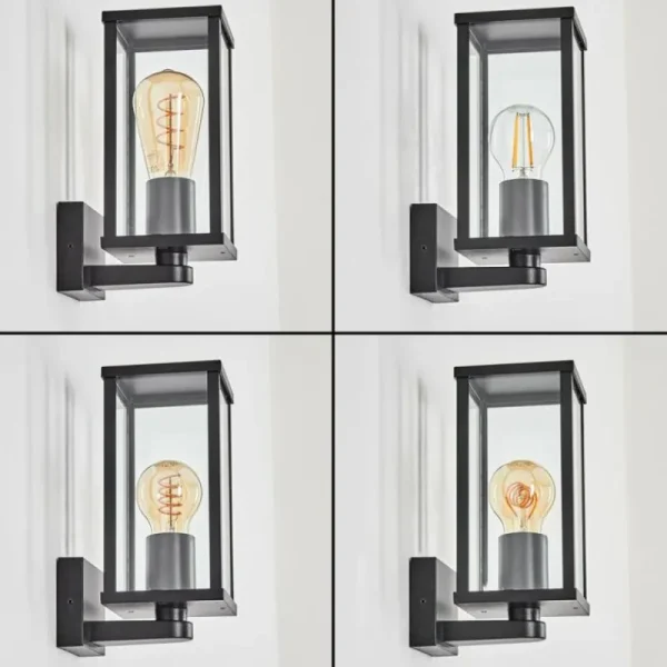 hofstein Rourega Lampe murale d´extérieur Noir, 1 lumière* Lampes Modernes