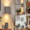 hofstein Rurup Luminaire Up & Down, Applique murale Gris, Argenté, 2 lumières* Lampes Modernes