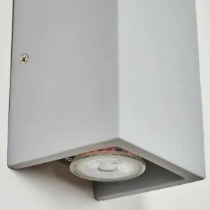 hofstein Rurup Luminaire Up & Down, Applique murale Gris, Argenté, 2 lumières* Lampes Modernes