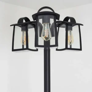 hofstein Réverbère Trosa Noir, 3 lumières* Lampes Modernes
