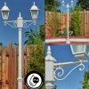 hofstein Réverbère Naofe Blanc, 2 lumières* Lampes Modernes