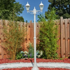 hofstein Réverbère Naofe Blanc, 2 lumières* Lampes Modernes