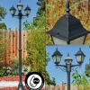 hofstein Réverbère Naofe Noir, 3 lumières* Lampes Modernes