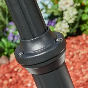 hofstein Réverbère Naofe Noir, 3 lumières* Lampes Modernes