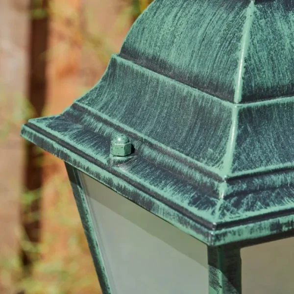 hofstein Réverbère Naofe Vert, Noir, 2 lumières* Lampes Modernes