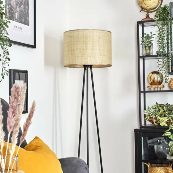 hofstein Sabadim Lampadaire beige, 1 lumière* Lampes Modernes