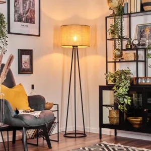 hofstein Sabadim Lampadaire beige, 1 lumière* Lampes Modernes
